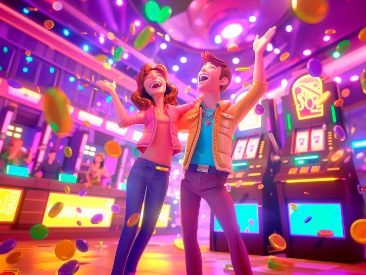 Tampilan antarmuka aplikasi hao88 Android dengan menu kasino live dan slot games